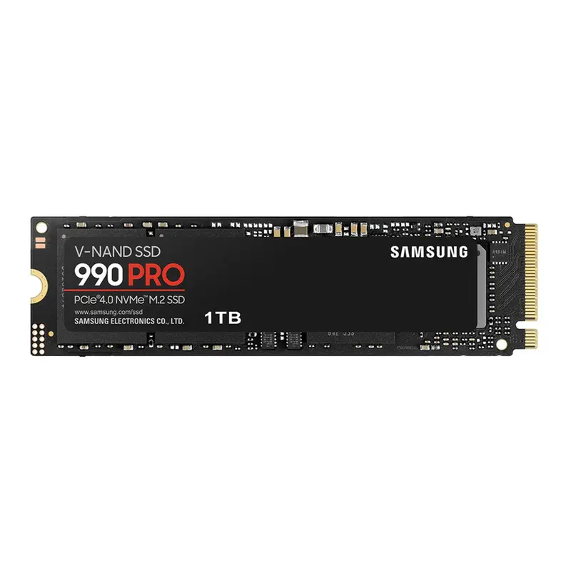 Samsung 990 PRO M.2 SSD – 1TB PCIe 4.0 NVMe Internal Drive (MZ-V9P1T0B/AM)