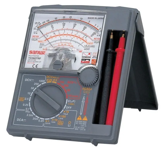Sanwa Analog Multimeter – YX360TRF Model with Basic Measurement Functions
