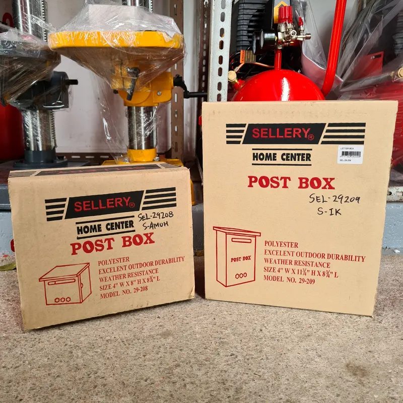 Sellery Mailbox Options: Compact 225×100×300mm or Slim 220×100×200mm Wall-Mount Post Box | SEL-29209 / SEL-29208