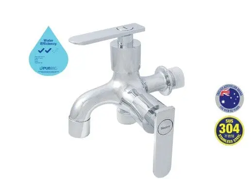 Selleys Chrome Two-Way Basin Tap – Dual-Function Faucet with Polished Finish (Model: SEY-S70400)
