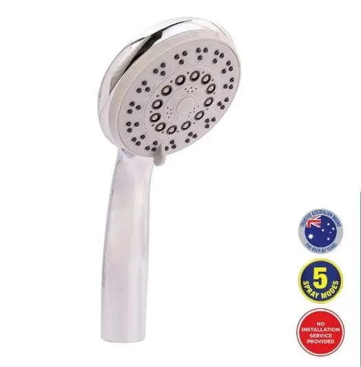 Selleys Premium 5-Function Adjustable Shower Head – SEY-S6005-H