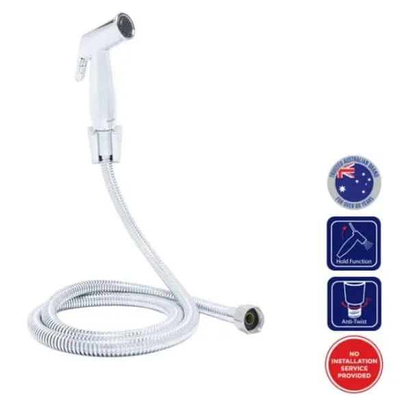 Selleys Premium Chrome Bidet Set – Complete Installation Kit with Matching Trim (Model: SEY-S6103-S)