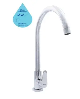 Selleys Premium Chrome Kitchen Sink Tap – U-Shaped Spout, Polished Finish (Model: SEY-S7021)