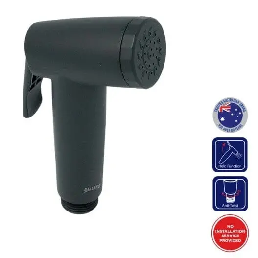 Selleys Premium Matt Black Bidet Head – Sleek Matte Finish Replacement Nozzle (Model: SEY-S6133-H)