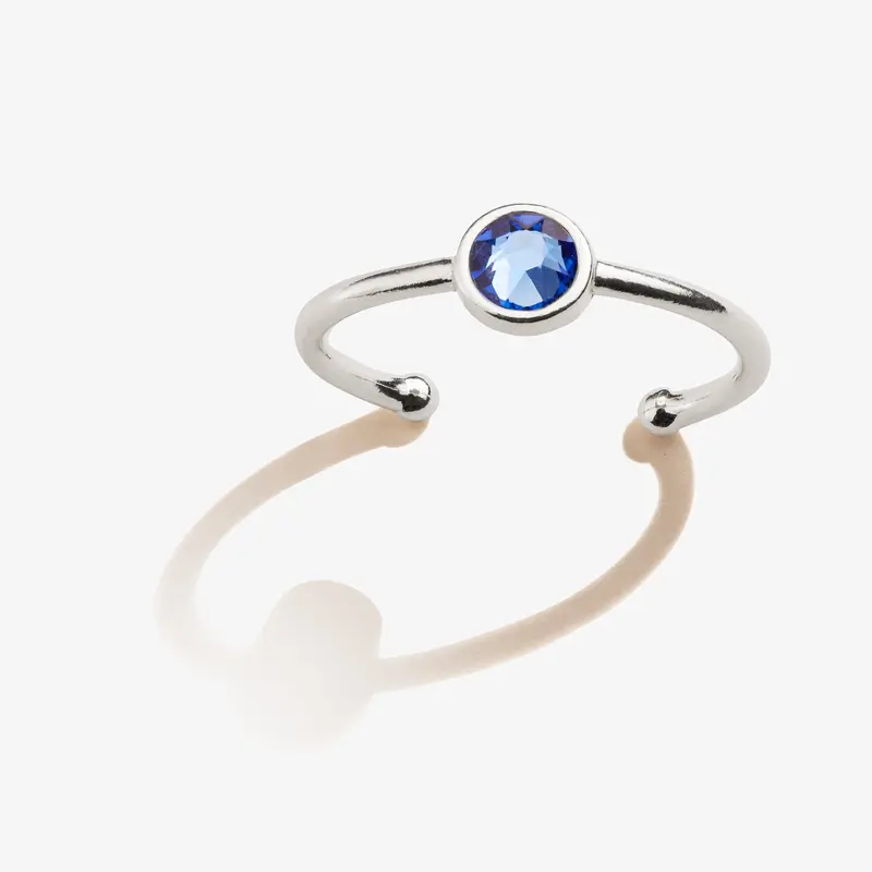 September Birthstone Sapphire Ring