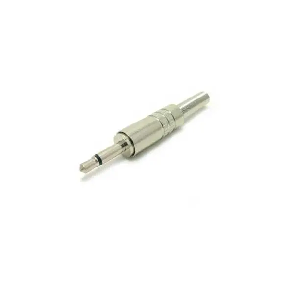 Shielded 3.5mm Mono Plug – EMI-Resistant Audio Connector