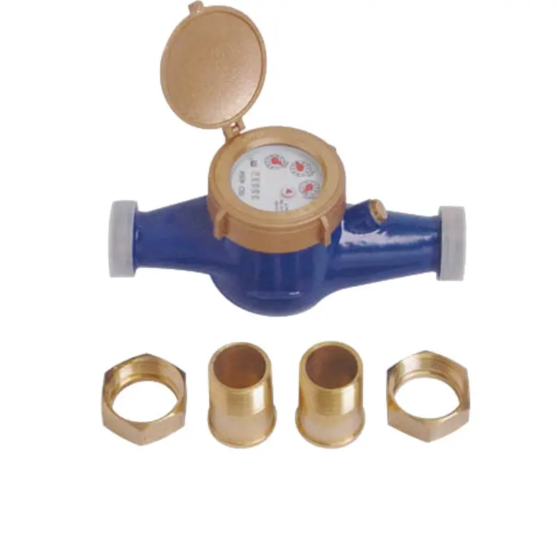 Showy 1-1/4-Inch Brass Water Meter – Durable Utility Gauge | Model: SHOWY-8244