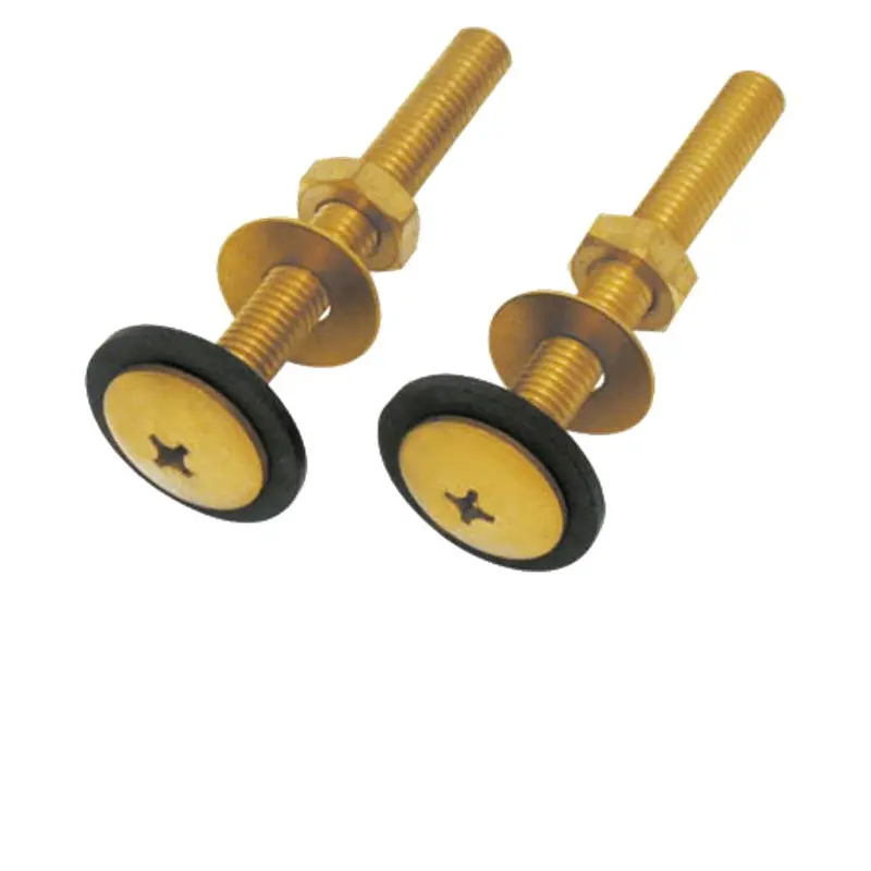Showy Brass Cistern Fastener Kit – 75mm Bolt and Nut Pair, Rust-Resistant, Model SHOWY-8318
