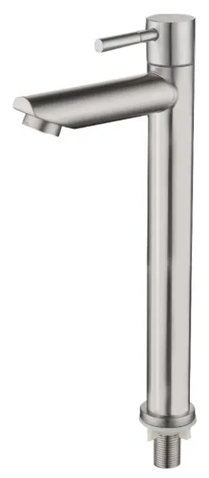 Showy Stainless Steel Basin Faucet – 300 mm Spout, Quarter-Turn Wand Lever (SUS 304) | Model: SHOWY-3507-000