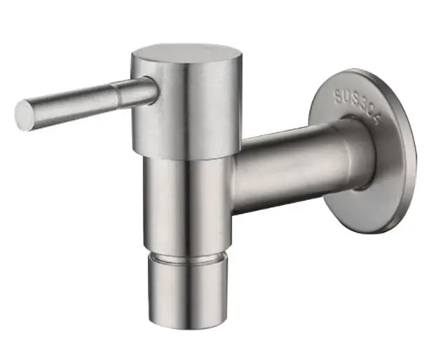 Showy Stainless Steel BIB Tap with Flange – 1/2″ Quarter-Turn Wand Lever (SUS 304) | Model: SHOWY-3517-000