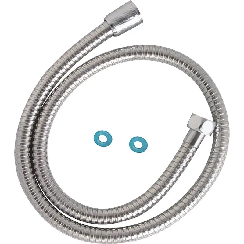 Showy Stainless Steel Double-Lock Expandable Hose – Adjustable 90cm to 210cm Length