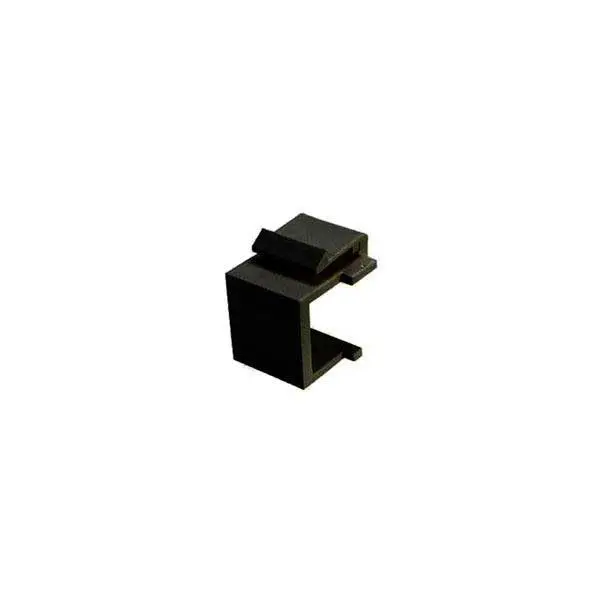 Signamax KP-INB – Blank Black Keystone Insert Module for Custom Wallplates