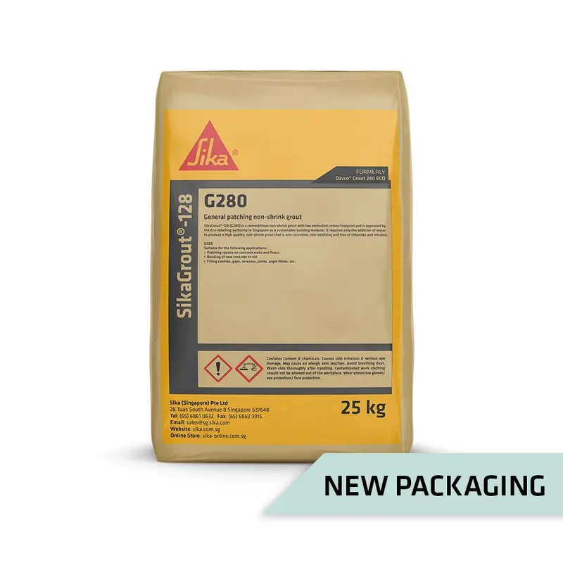 SikaGrout-128 Structural Grouting Compound – 25kg Bag (Replaces Davco GROUT 280 ECO)