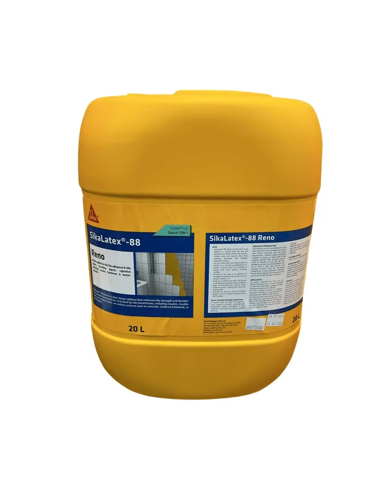 SikaLatex-88 Reno Mortar – 20L Polymer-Modified Repair Mortar (Formerly Davco DW1)