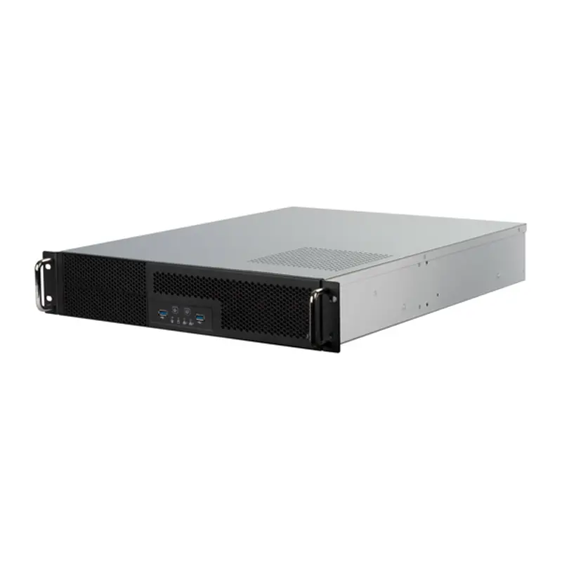SilverStone RM23-502 2U Industrial ATX Rackmount Server Chassis – Robust Enclosure for Mission-Critical Hardware