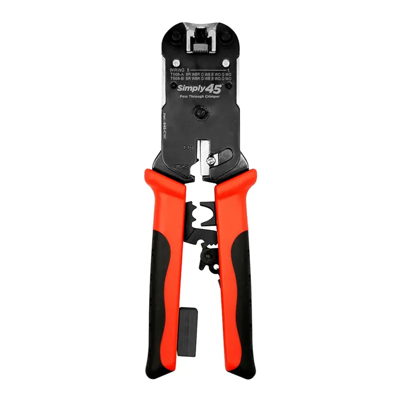 Simply45 S45-C101 ProSeries All-in-One RJ45 Crimping Tool for Ethernet Cables
