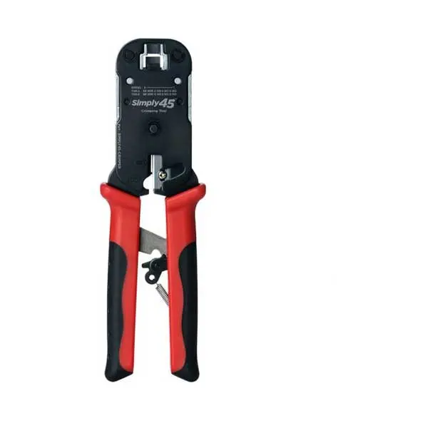 Simply45 SIMPLY45-CRIMPER Heavy-Duty Pass-Through Ethernet Crimper Tool