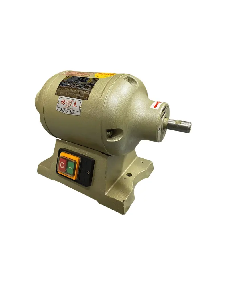 Single-Phase Buffer Polishing Machine – 1.5 HP, Double Shaft, Pointed Base | BG-BF3035-1P