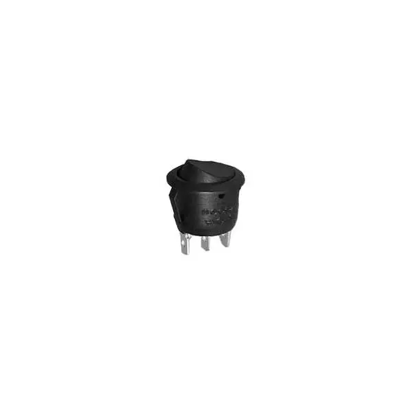 Snap-In Round SPDT Rocker Switch – Dual-On (On-On) Configuration