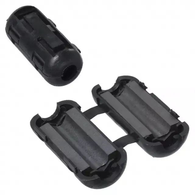 Snap-On EMI Ferrite Clamp – Dual-Loop Suppression for Cables