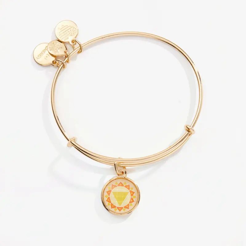 Solar Plexus Chakra Healing Bangle Bracelet