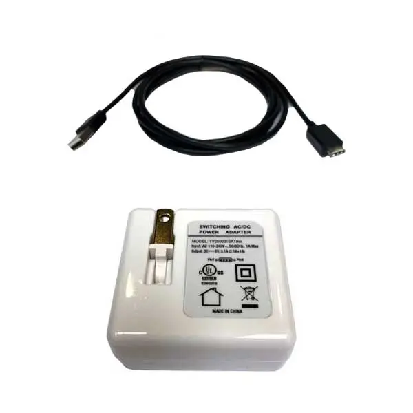 SR Components USBACKIT: USB-C to USB-A Cable (4.5 ft) + 3.1A Dual-Port Wall Charger