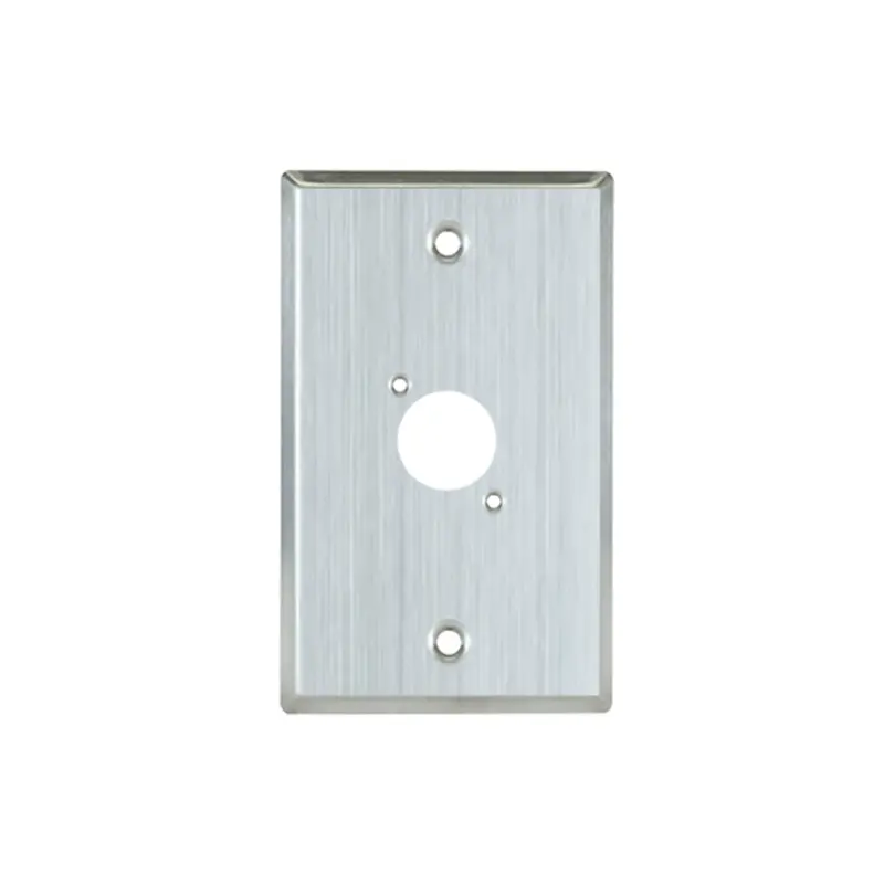 Stainless Steel Single-Gang Wall Plate – Single-Hole Configuration