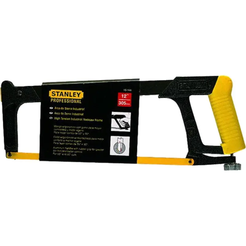 Stanley 450mm Steel-Frame Hacksaw – Model 15-166