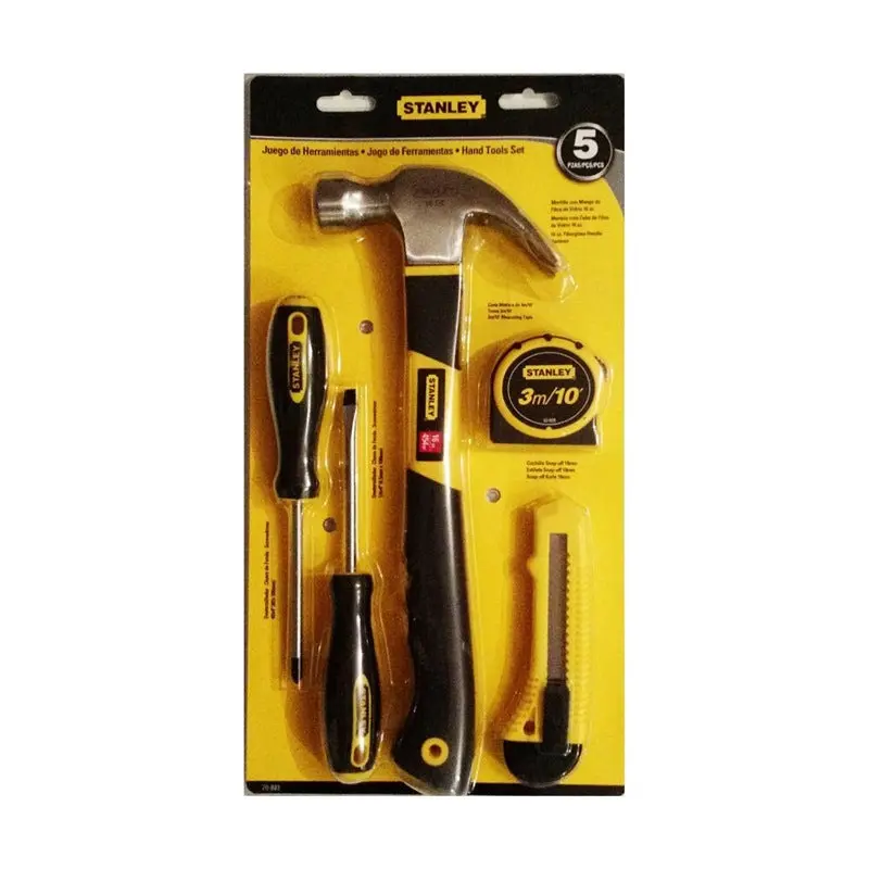 Stanley 5-Piece General-Purpose Hand Tool Kit – Model 70-883