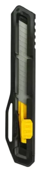 Stanley STHT10323-8 Slide-Lock Snap-Off Utility Knife – 18 mm Blade, Retractable Design
