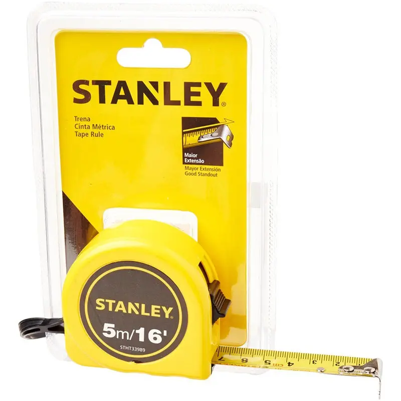 Stanley STHT33989-840 Basic Measuring Tape – Lightweight, Easy-Grip Retractable Rule