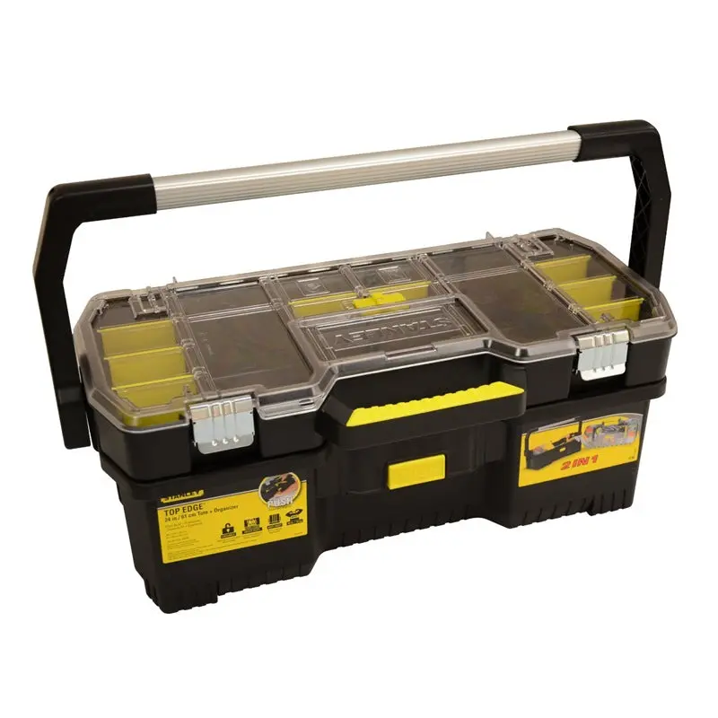 Stanley STST1-70317 19-Inch Toolbox with Tote Tray – 560 × 320 × 251 mm Organized Storage System