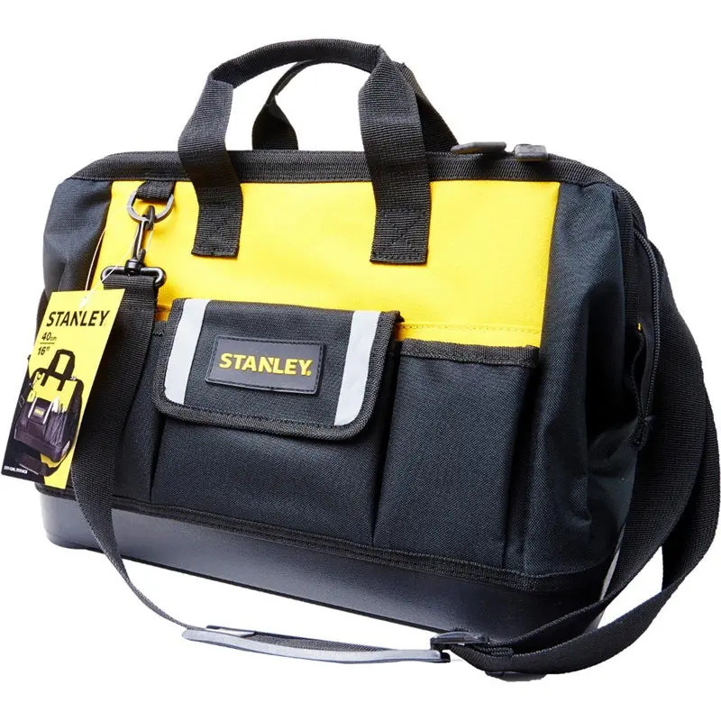Stanley STST516126 16-Inch Open-Mouth Tool Bag – Durable Canvas Carry Bag