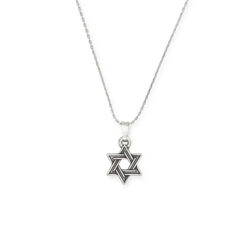 Star of David Pendant on 32-Inch Chain