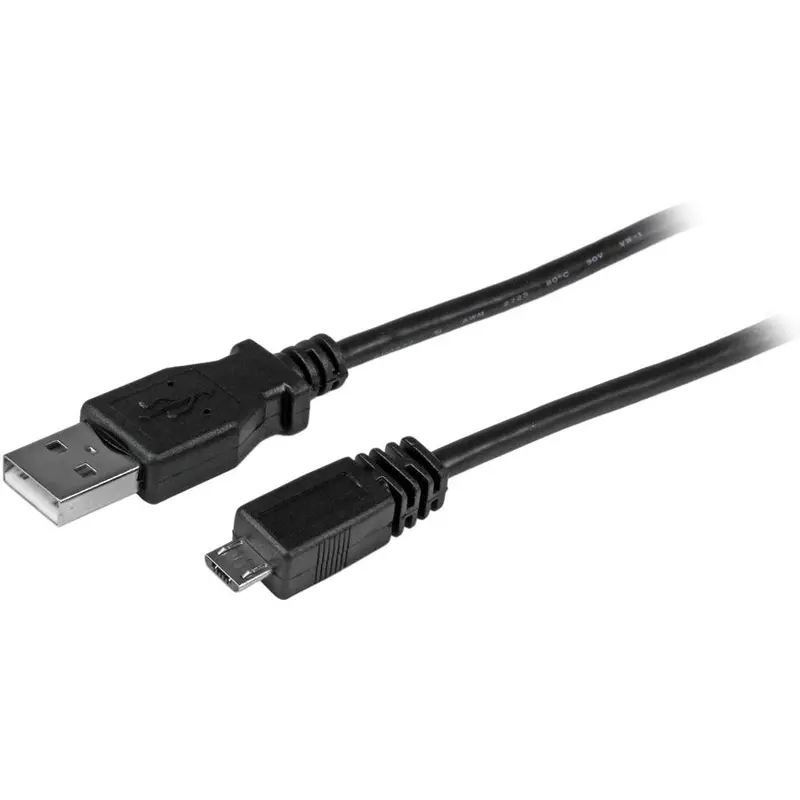 StarTech 3ft A-to-Micro-B USB 2.0 Cable for Charging and Data Transfer