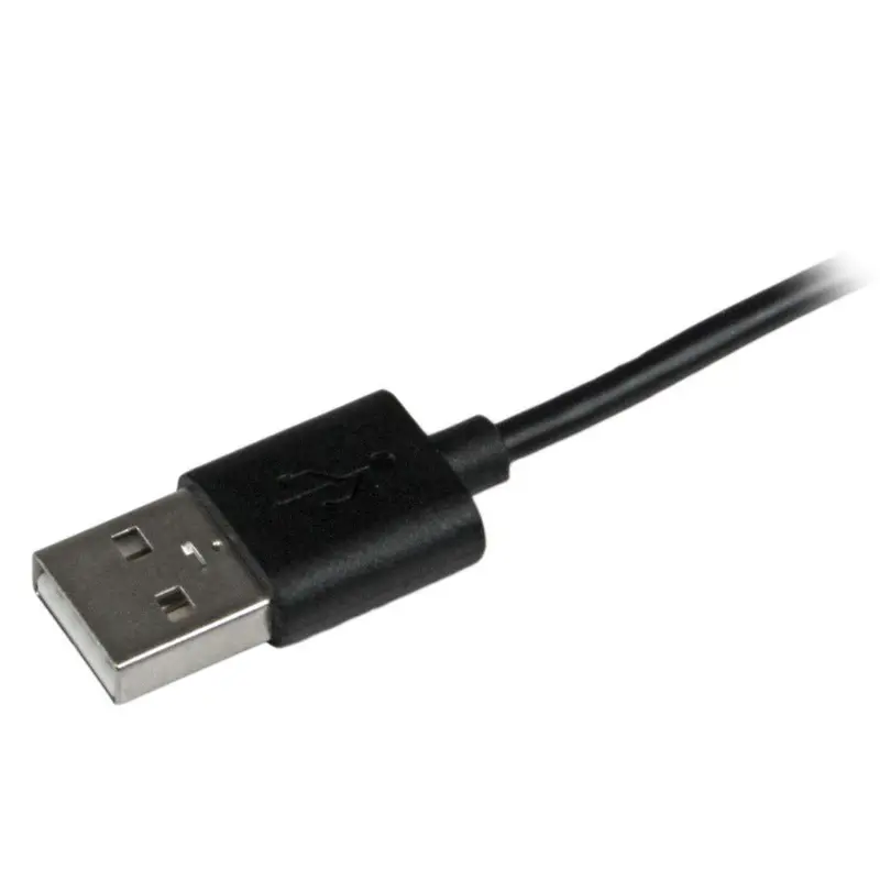 StarTech Angled Lightning to USB 2.0 Cable – 6 ft. (2 m), Black