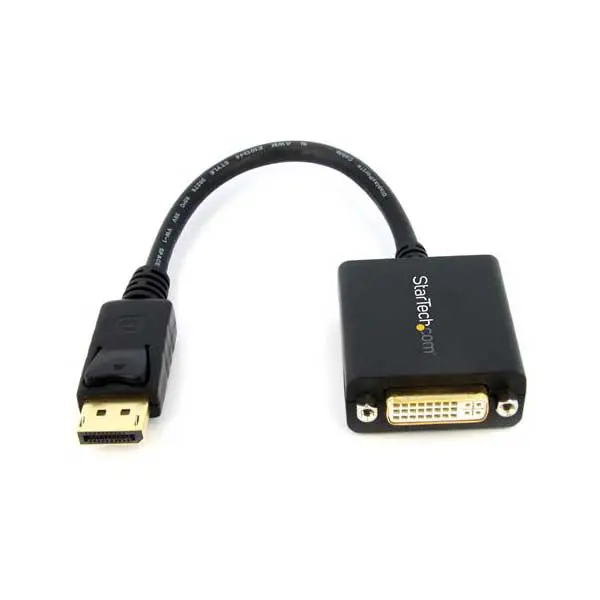 StarTech DisplayPort to DVI-D Active Adapter – Supports High-Resolution Digital Video Output