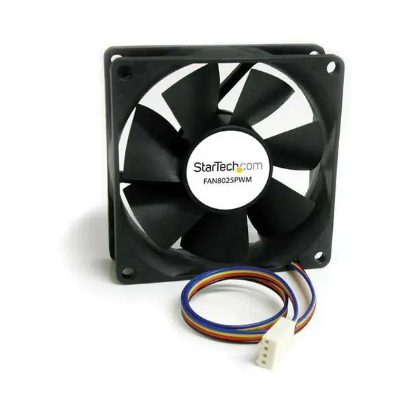 StarTech FAN8025PWM 80x25mm PWM Case Fan – Precision Speed Control, Low-Noise PC Cooling