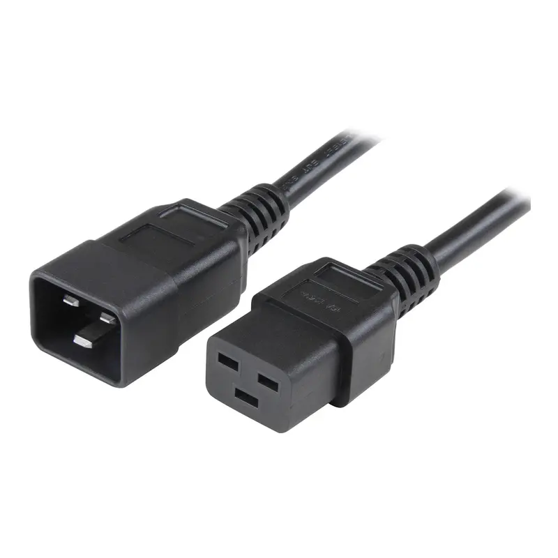 StarTech PXTC19C20143 – 3ft 14AWG Heavy-Duty C19 to C20 Computer Power Cord (SJT Rated)