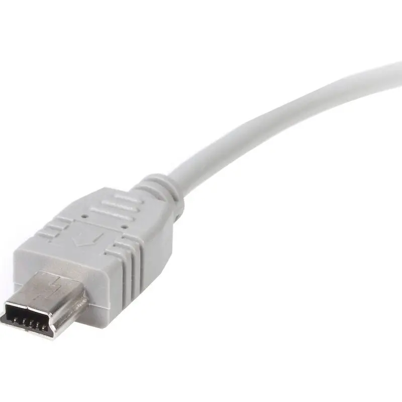 StarTech USB A to Mini-B 2.0 Cable – 3-Foot High-Speed Connection for Legacy Devices