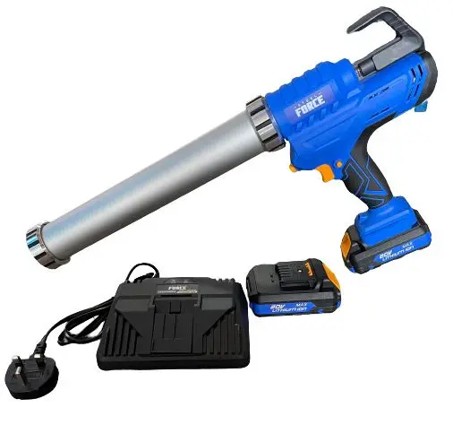 Steel Force CG-SF8504 18V Cordless Sausage Gun – 400–600ml Capacity with Dual Batteries & Charger