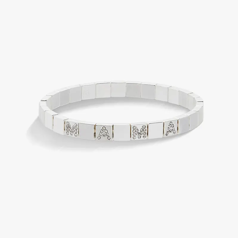Stretch ‘MAMA’ Letter Bracelet