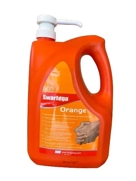 Swarfega Orange Heavy-Duty Hand Cleaner with Pump Dispenser