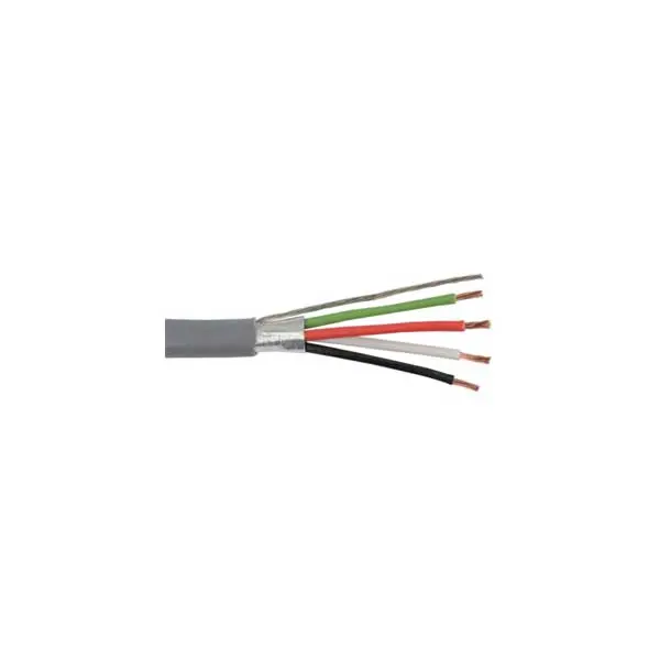 Tappan 18AWG 4-Conductor Shielded PVC Wire with Drain – Sold by the Foot