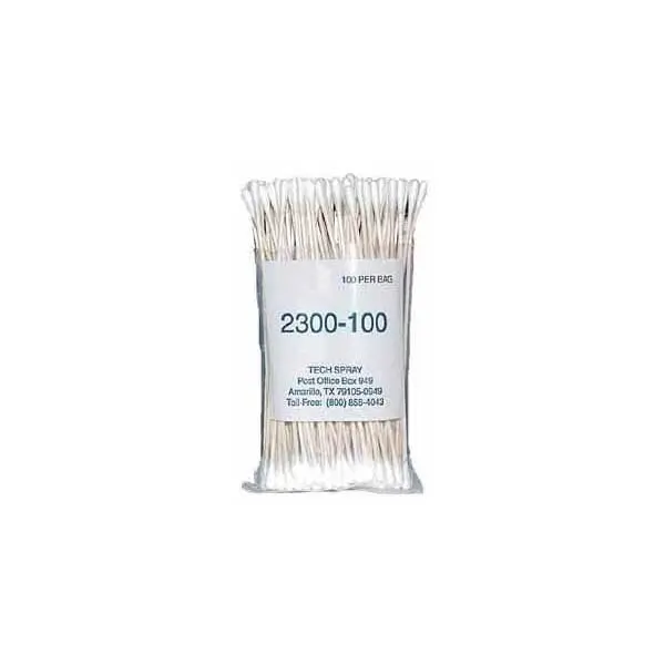 Techspray 6-Inch Cotton Swabs – 100-Pack