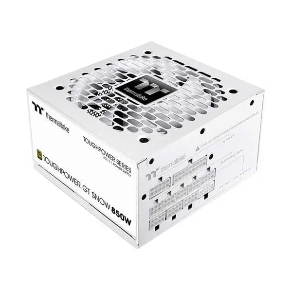 Thermaltake Toughpower GT Snow 850W – ATX 3.1 Modular PSU with PCIe 5.1 Support & 80+ Gold Certification