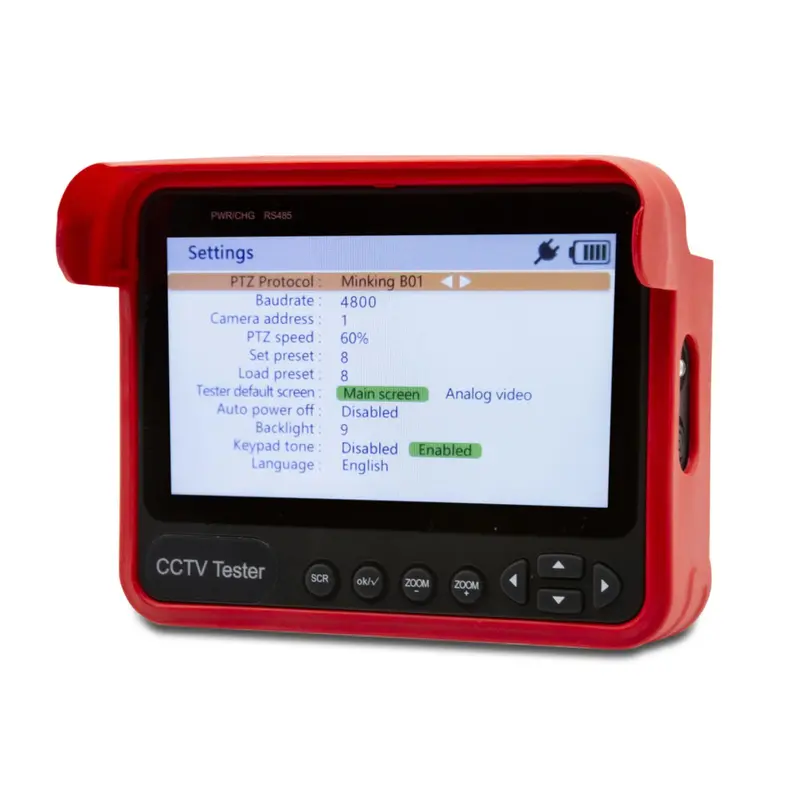Triplett 8064 CamView Analog CCTV Camera Tester with Video Display