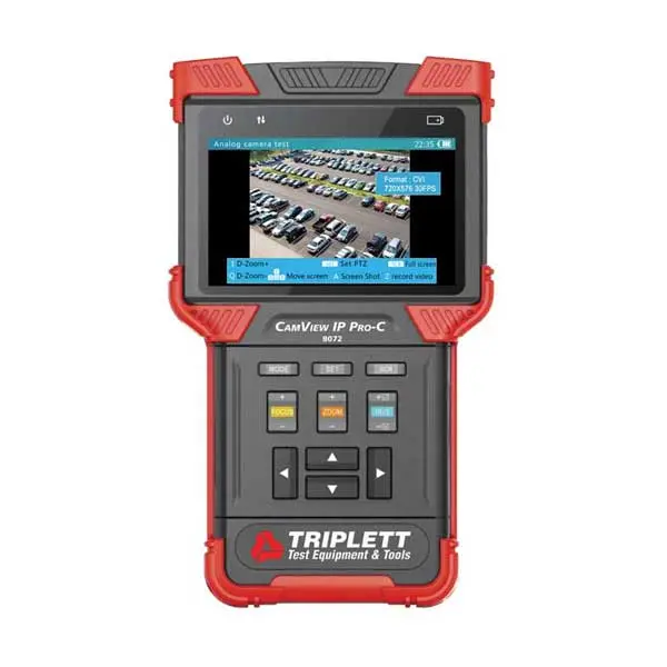 Triplett 8073 CamView Pro-D IP Security Camera Tester with LCD