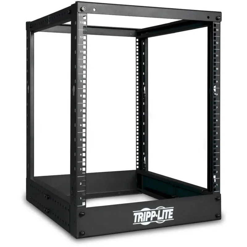 Tripp Lite 13U Open-Frame 4-Post Rack – Square-Hole Design, 1000 lb Capacity