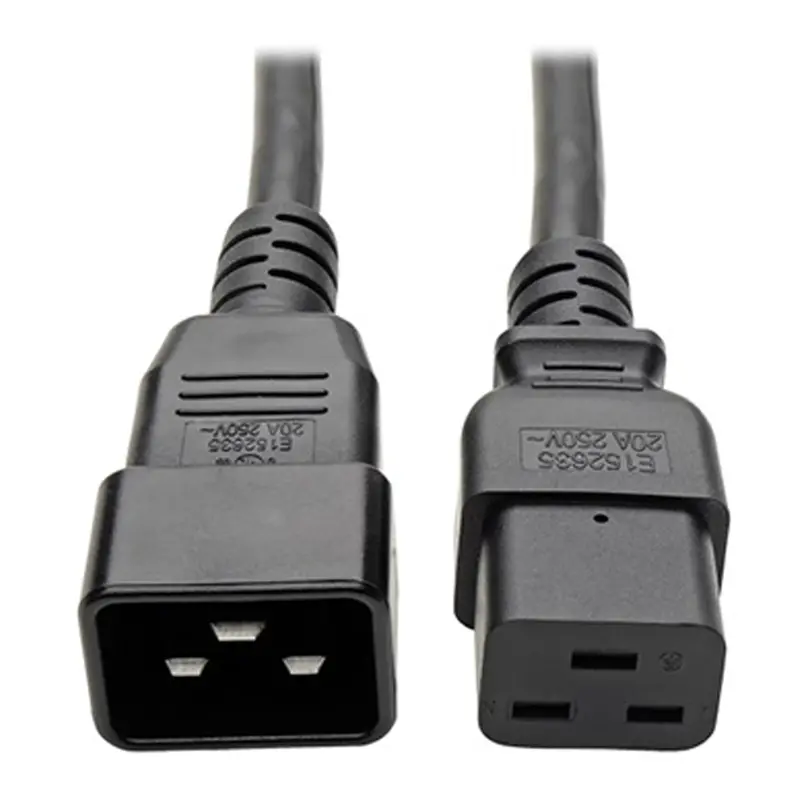 Tripp Lite 6ft Heavy-Duty Power Cord – 12AWG, 20A, C19 to C20